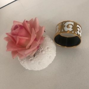 Hermes Gold/White Bangle